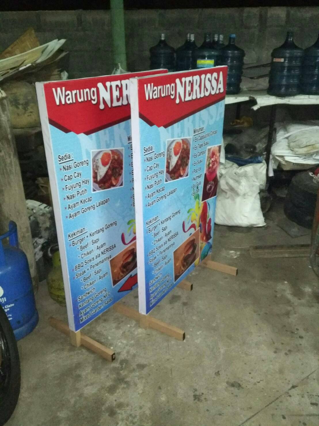 Papan Nama Warung Nerissa